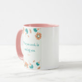 ルーミシーキング引用文 マグカップ (正面左)