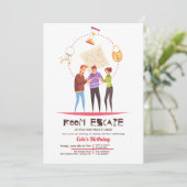 ルームエスケープパーティの招待状 招待状 (スタンド正面)