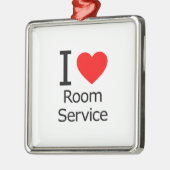 ルームサービスが大好き メタルオーナメント (左)