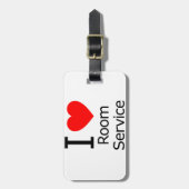 ルームサービスが大好き ラゲッジタグ (正面縦)
