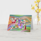 ルームスピニングGet Well Card カード (黄色い花)