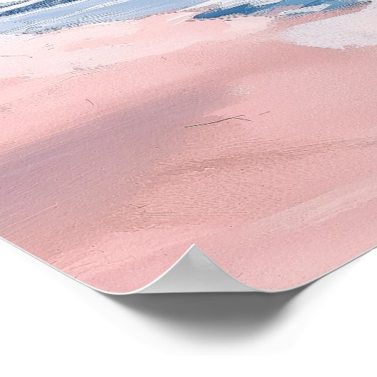 ルームデコ10代のールメイクウェーブコーストビーチポスター ポスター (角)