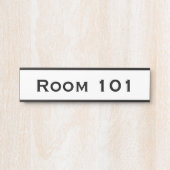 ルームナンバードアサインホテルオフィス建物 サインプレート (正面)