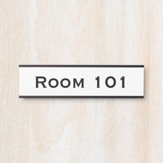 ルームナンバードアサインホテルオフィス建物 サインプレート (正面)