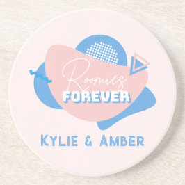 ルームメイトギフト名前をカスタムする「ルームメイズフォーエバー」レトロ コースター