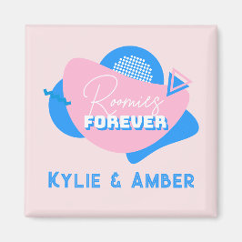 ルームメイトギフト名前をカスタムする「ルームメイズフォーエバー」レトロ マグネット