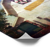 ルーラルアイオワバーンコーンアンドキルト ポスター (角)