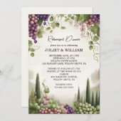 ルーラルウッドフルーツアイビーヴィンヤードリハーサルディナー 招待状 (正面/裏面)