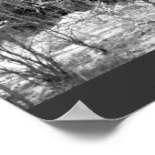 ルーラルネブラスカバーンB&W ポスター (角)