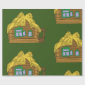 ルーラルハウス ラッピングペーパー (フラット)