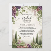 ルーラルファームウッドシードアイビーヴィンヤードブライダルシャワー 招待状 (正面)