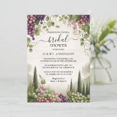 ルーラルファームウッドシードアイビーヴィンヤードブライダルシャワー 招待状 (スタンド正面)