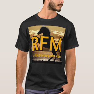 ルーラルフィクション誌のロゴウマとサンセット Tシャツ