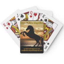 ルーラルフィクション誌の日没の馬