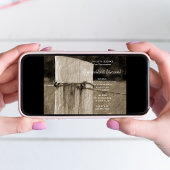 ルーラルフェンスポストカントリーファーム婚約パーティ 招待状