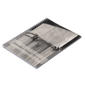 ルーラルフェンスポストカントリー結婚ランチ ノートブック (左側)