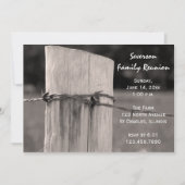 ルーラルフェンスポストファミリー懇親会バーンパーティー 招待状 (正面)