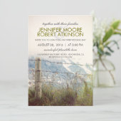 ルーラルフ素朴ェンスポストカントリーファーム結婚ズ 招待状 (スタンド正面)