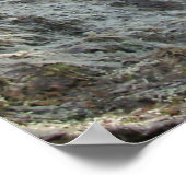 ルーラルミシガンウォーターフォールプリント ポスター (角)