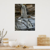 ルーラルミシガンウォーターフォールプリント ポスター (キッチン)