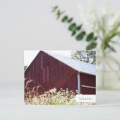 ルーラルレッドバーンファームハガキ ポストカード (スタンド正面)