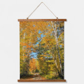 ルーラルロードオータムカラーズニューハンプシャー 吊り下げ型タペストリー (正面)