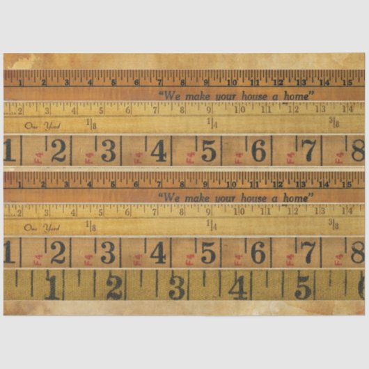 ルーラーのジャンクジャーナルの切り離し紙 薄葉紙 (正面)