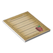 ルーラー紙メモ帳 ノートパッド (アングル)