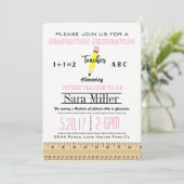 ルーラ&ペンシル先生卒業招待状 招待状 (スタンド正面)