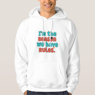 ルールがあるのは私のおかげ - 面白いサルカスティックパーカー パーカ