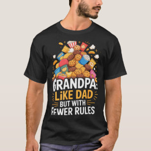 ルールが少ないおもしろおじいちゃん Tシャツ