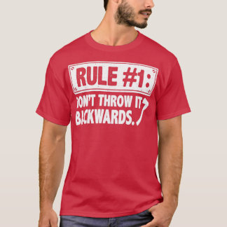 ルールそれを逆投げしない斧の投げ恋人Sa Tシャツ