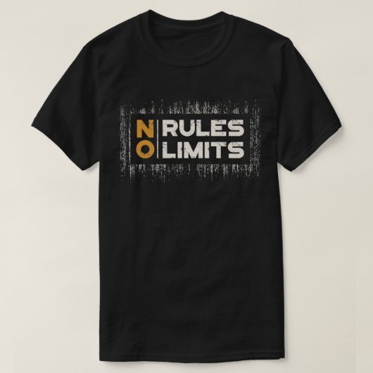 ルールなし制限なしT Tシャツ (デザイン正面)