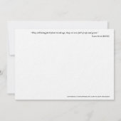 ルールの聖ディコルス カトリックアート ホーリーカード 招待状 (裏面)