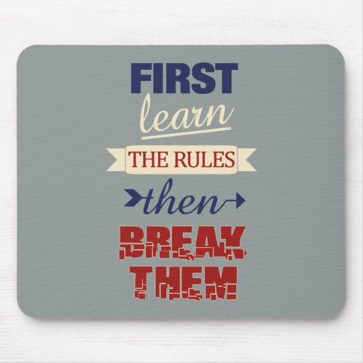 ルールの解除モジュール マウスパッド (正面)