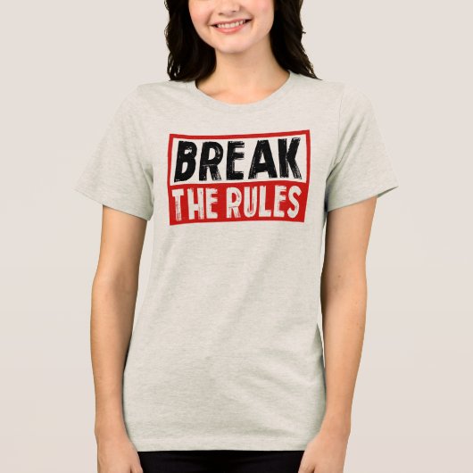 ルールの解除 トライブレンドTシャツ (正面)