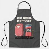 ルールをグリル エプロン (正面)
