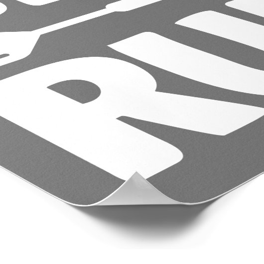 ルールをグリル ポスター (角)