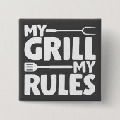 ルールをグリル 缶バッジ (正面)