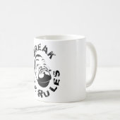 ルールを破るKoksmann コーヒーマグカップ (正面右)