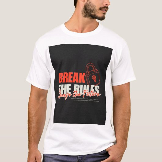 ルールを破れ Tシャツ (正面)