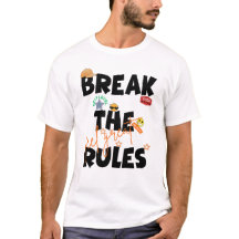 ルールを破ろう - ストリートウェア グラフィックTシャツ
