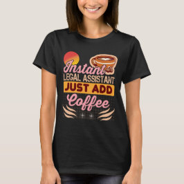 ルールアシスタント コーヒーTシャツ 女性 ジョーク Tシャツ