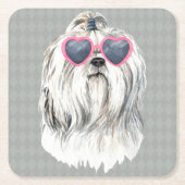 ルールザラサ スクエアペーパーコースター (正面)