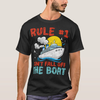 ルールナンバー1 船から落ちないで Cruise Ship Tシャツ