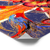 ルールブリタニアエレガントユニオンジャックファンタジー ポスター (角)