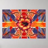 ルールブリタニアエレガントユニオンジャックファンタジー ポスター (正面)