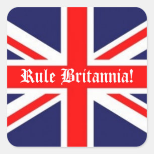 ルールブリタニア国旗 スクエアシール