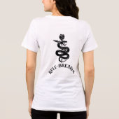 ルールブレーカー - 大胆な主張のTシャツデザイン トライブレンドTシャツ (裏面)