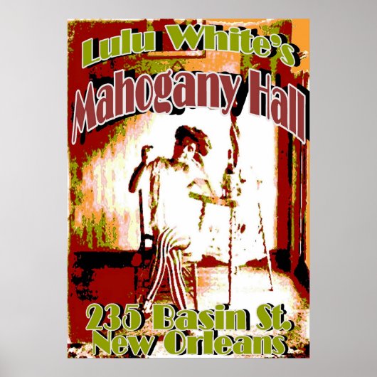 ルールホワイトスブロテールニューオーリンズ ポスター (正面)